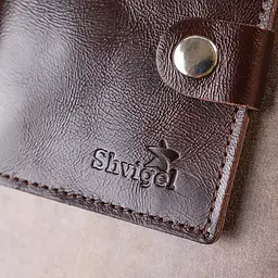 Чоловіче шкіряне портмоне SHVIGEL 9х10х1 см acs0022456 - мініатюра 6