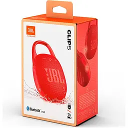 Портативна акустика JBL Clip 5 із кліпсою бездротова червона (JBLCLIP5RED) - мініатюра 2