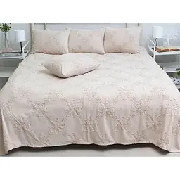 Покривало з наволочками Mystery beige PrimaTeks 160х240 см pbe0042935