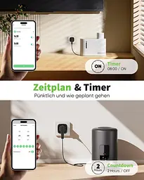 GreenSun WiFi розетка-лічильник електроенергії 16A 2.4G (Smart Life), чорна - мініатюра 3