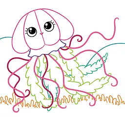 Чарівна розмальовка Кристал Бук У морі, із секретом, 8 сторінок (F00027821) - мініатюра 2