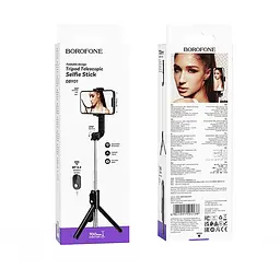 Селфі-монопод BOROFONE Cool line tripod telescopic selfie stick DBY01 BT5.2, 70 сm, 4.5-7 - мініатюра 2