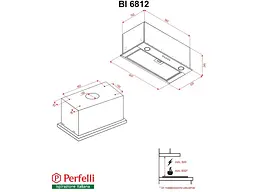 Вытяжка Perfelli BI 6812 W LED - миниатюра 5