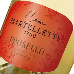 Ігристе вино Сasa Martelletti Prosecco DOC Extra Dry 11% 0.75 л - мініатюра 5