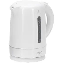 Електрочайник Adler AD 1385 white 2200Вт/ 1.7л/ пластик/ автовимкнення/ білий - мініатюра 3