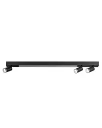 Стельовий світильник Goldlux 327390 Paris GU10+Led 4x10+24W 4000K 1800Lm IP20 Чорний - мініатюра 2