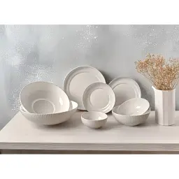 Тарілка Vittora Velvet Blanco обідня 255 мм (V-255VE) - мініатюра 3