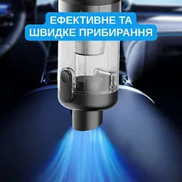 Автомобільний пилосос Yaoen 126 Ultra 110W 6000mAh (YVCNU6011B 5422) Чорний - мініатюра 7
