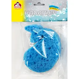 Губка для купання Помічниця Карапуз В асортименті (4820164965221) - мініатюра 2