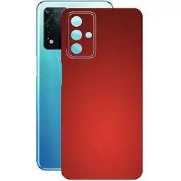 Захисна плівка StatusSKIN для Oppo A93s 5G Корпус Вініл червона матова