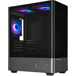 Корпус Prologix Lumi GM-01AB Glass Black [146860] - мініатюра 2