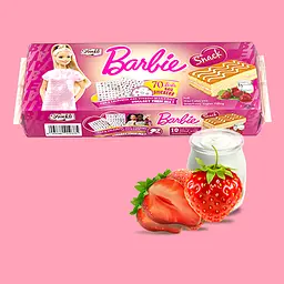 Бісквіт Freddi Barbie Snack Strawberry Yogurt 250 г