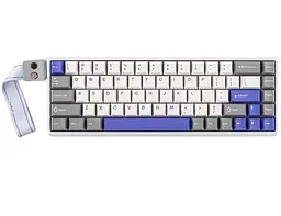 Клавіатура ігрова механічна AULA WIN-68 HE Max White-Blue Magnetic switch ENG/UKR - мініатюра 2