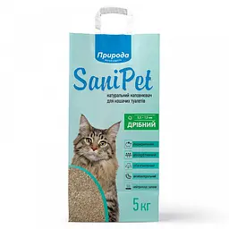 Наповнювач Природа Sani Pet бентонітовий дрібна гранула 5кг арт.PR240784