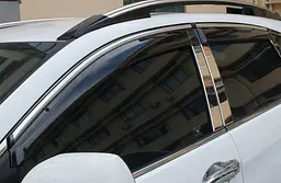 Дефлектори вікон вітровики Benke для Honda CR-V 2007-2012 Хром Молдинг З Нержавіючої Сталі 3D - мініатюра 2