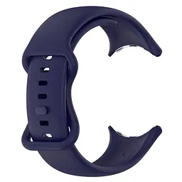 Силіконовий ремінець на смарт годинник Google Pixel Watch 41mm/2 41mm/3 41mm/4 41mm, Silicone, midnight blue, зі зручною застібкою, на фітнес браслет, ArmorStandart (ARM75435) - мініатюра 3