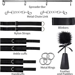 БДСМ-набір LOCKINK YEAHWOW Door Swing Leg Spreader Bondage set SX2847 104349 - мініатюра 6