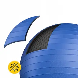 М'яч для фітнесу (фітбол) 4FIZJO 85 см Anti-Burst Blue (P-5907739316400) - мініатюра 10