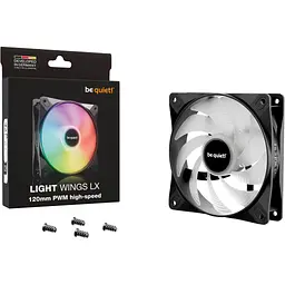 Кулер до корпусу Be quiet! LIGHT WINGS LX 120mm PWM high-speed (BL123) - мініатюра 5