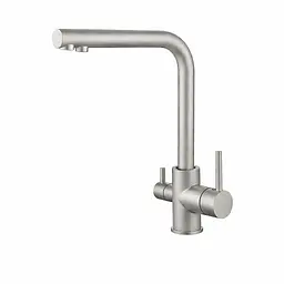 Змішувач для кухні на дві води VBI Gemini nickel VBI-055001NI