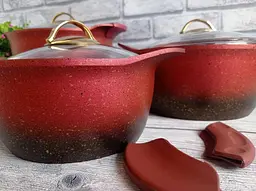Набір посуду O.M.S. Collection 3038 Red 8 предметів - мініатюра 4