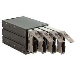 Бекплейн Chieftec SST-3141SAS 3x5.25 -> 4x3.5 HDD Hot-Swap Aluminium