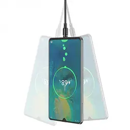 Магнітний кабель USB HOCO для зарядки чорний - мініатюра 6