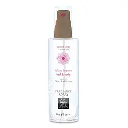 Спрей для тіла і ліжка з феромонами і афродизіаками Hot Fragrance Вишня і білий лотос, 100 мл - мініатюра 5