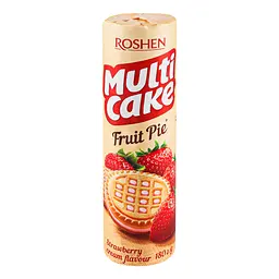 Печиво Roshen Multicake Fruit Pie полуниця-крем 180 г (924971) - мініатюра 2