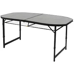 Стіл Bo-Camp Northgate Oval Black Grey 150 x 80 см (1404188) - мініатюра 3