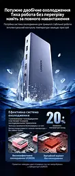 Док-станція USB-C UGREEN CM681 13 в 1 2 HDMI та DisplayPort кожен до 4K 60 Гц або 2K 144 Гц потрібен USB-C з DisplayPort MST темно-сірий (15978) - мініатюра 14