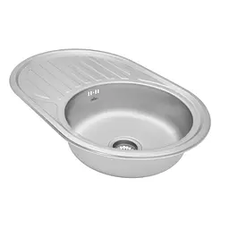 Кухонна мийка Kroner KRP Satin - 7750 (0,6 мм) (CV022787) - мініатюра 2