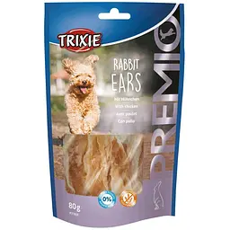 Ласощі для собак Trixie PREMIO Rabbit Ears 80 г (курка та кролик)