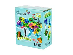 Магнітна мапа-пазл Україна, Puzzleоk (Нова), 25 ел. - мініатюра 2