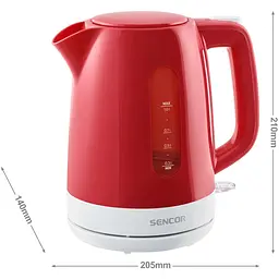Електрочайник Sencor SWK 1024RD 1 л - мініатюра 4