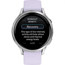 Смарт-годинник Garmin Venu 4 41mm Silver with Periwinkle Silicone Band (010-03013-01) [146405] - мініатюра 4