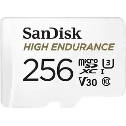Карта пам'яті SanDisk 256GB microSD class 10 UHS-I U3 V30 High Endurance (SDSQQNR-256G-GN6IA)