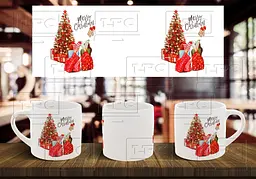 Чашка Merry Christmas 180, Блакитна