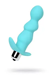 Анальна пробка ToDo Anal Vibro Plug Bland 12 см (бірюзовий) - мініатюра 2