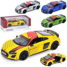 Машинка металева інерційна 1:36 гумові колеса двері (KT5422WF)