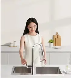 Змішувач для кухні Mijia pull-out kitchen faucet S1 з висувною лійкою - мініатюра 5