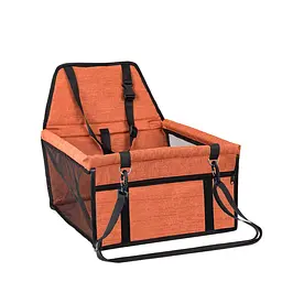 Автомобільне сидіння для домашніх тварин Bestopet Люпосанчик BS-PC-005 Orange