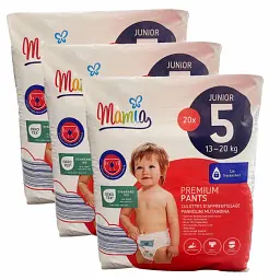 Підгузки-трусики Mamia Premium Junior 5 (13-20 кг), 60 шт