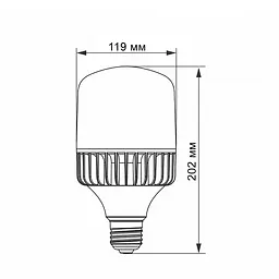 LED-лампа Videx A118 50W E27 5000K (24252-000) - мініатюра 3