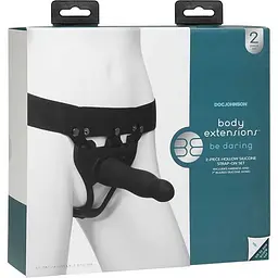 Страпон для чоловіків Doc Johnson Body Extensions BE Daring, 17,8 см - мініатюра 5