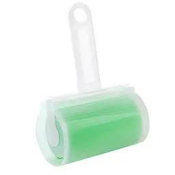 Багаторазовий липкий ролик для чищення одягу Semi з чохлом Green - мініатюра 2