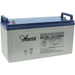 Акумулятор Anern GEL 12V 12V/120Ah/1440Wh [AN-GEL12-120] [125904] - мініатюра 2
