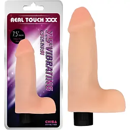 Вібратор Real Touch XXX 7.5 Vibrating Cock No.01 Chisa 6610CN00091 104536