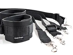 Бондажний набір - FFS Cuff & Tether Set Black - мініатюра 4