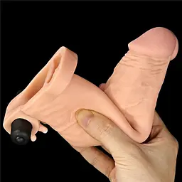 Насадка на пеніс Add 2 Pleasure X Tender, 19 см (тілесний) - мініатюра 9